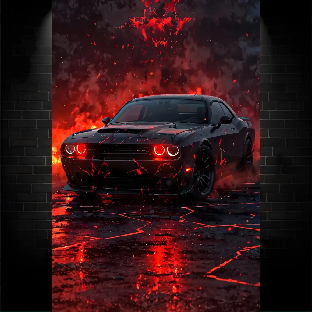 Dodge Challenger SRT Hellcat, Cars, [C-0001] 