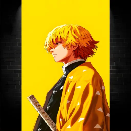 Zenitsu Agatsuma, Demon Slayer, Anime, [A-0017] 