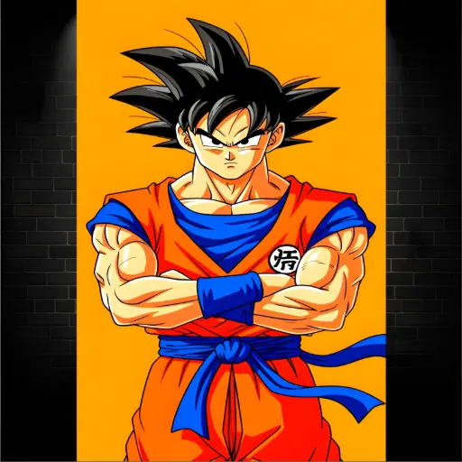 Goku, Dragon Ball Z, Anime, [A-0036]